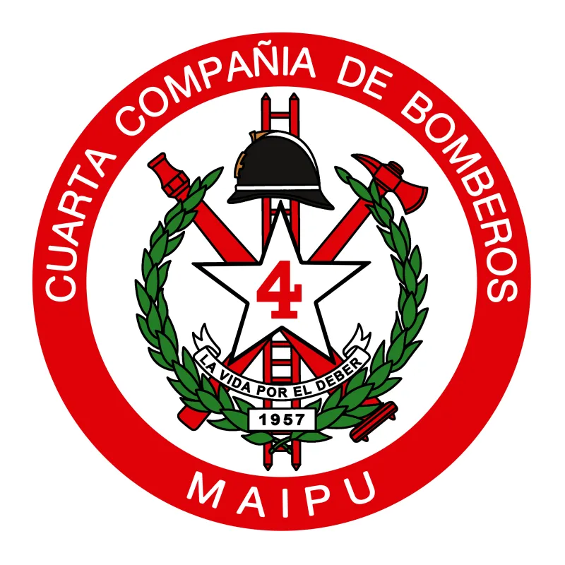 Escudo Cuarta Compañía «La Vida por el Deber»