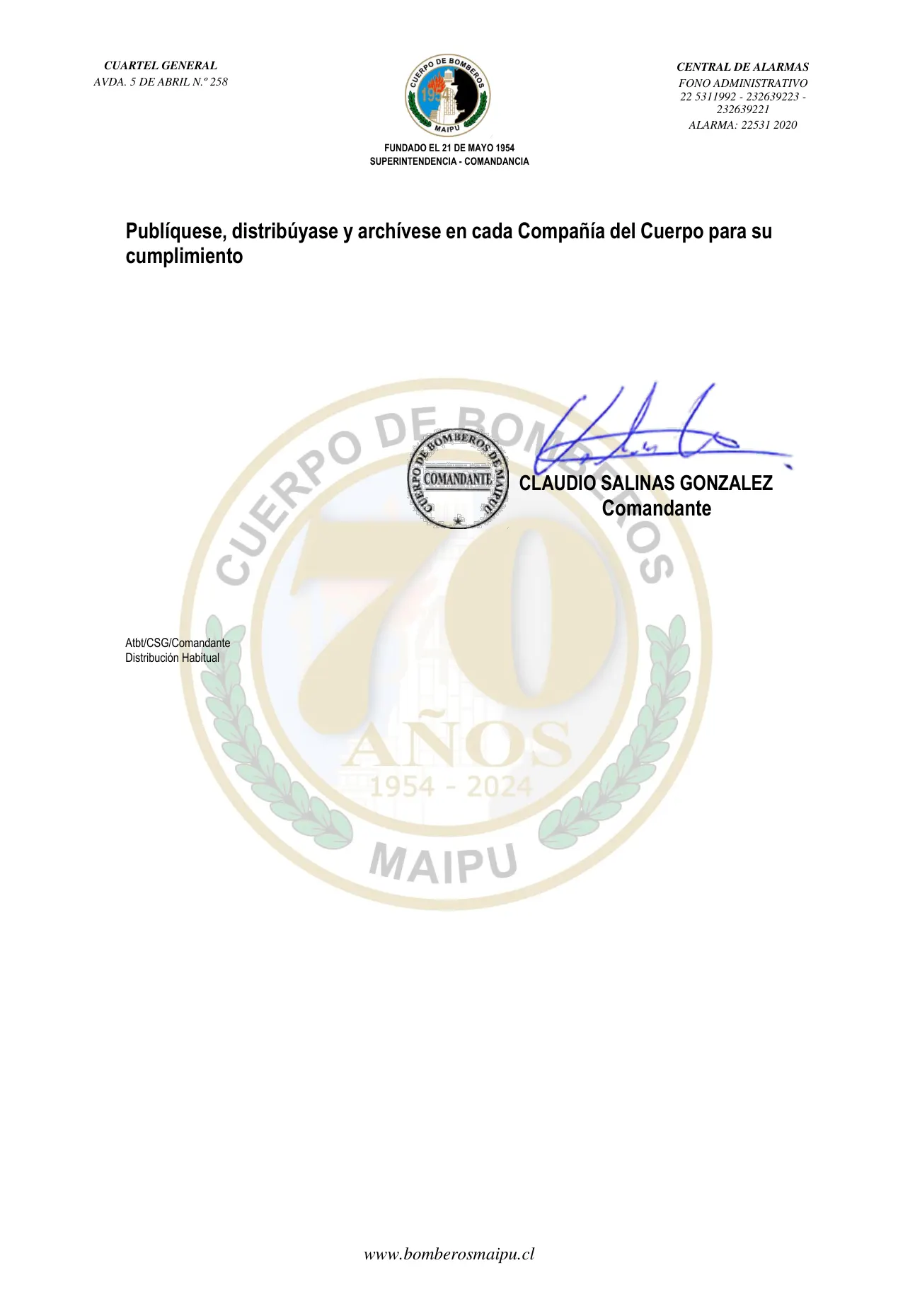 Página 2 de Orden del Día N° 87/2024