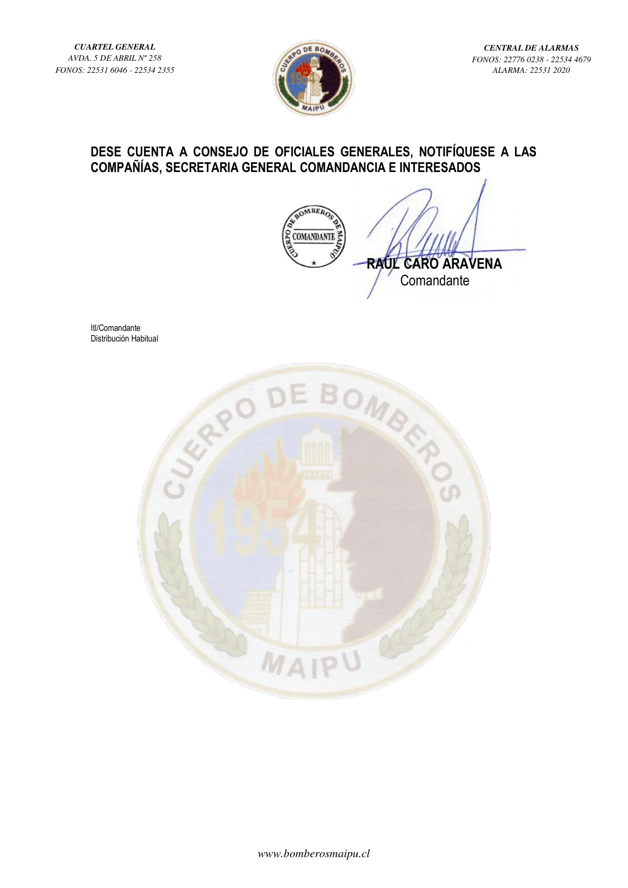 Página 2 de Orden del Día N° 50/2021