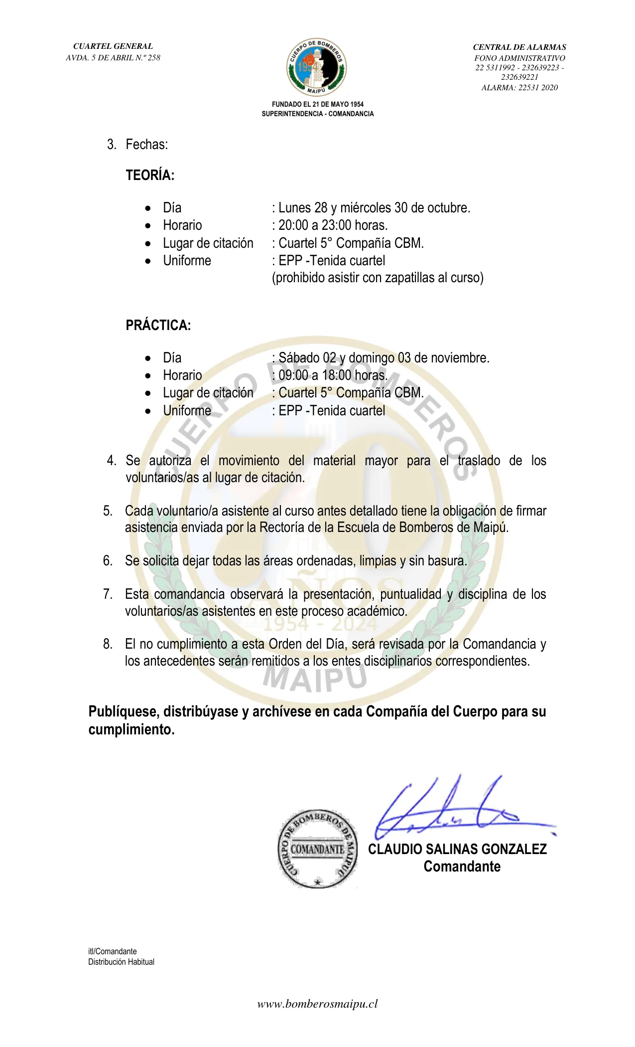 Página 2 de Orden del Día N° 145/2024