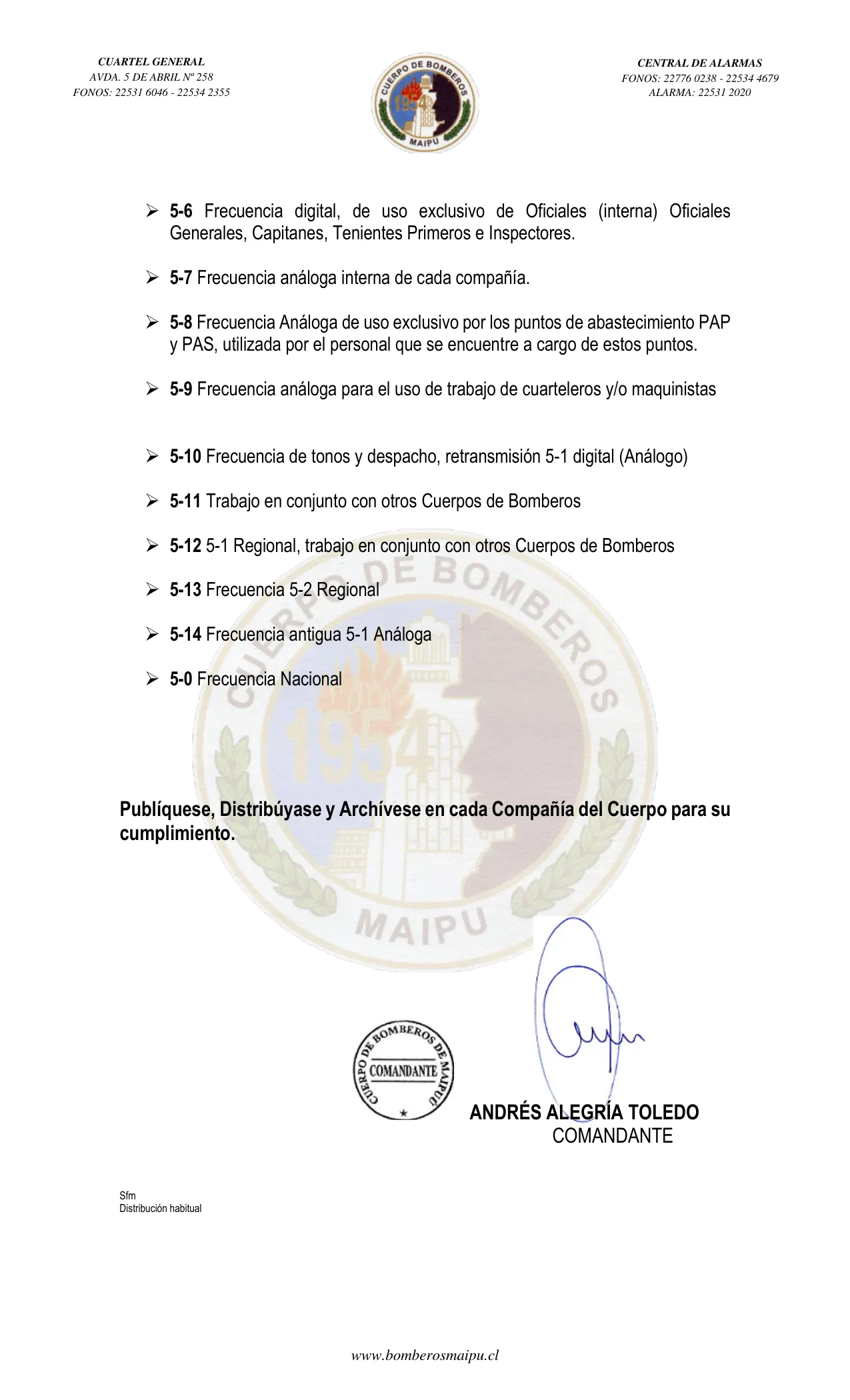 Página 2 de Orden del Día N° 88/2022