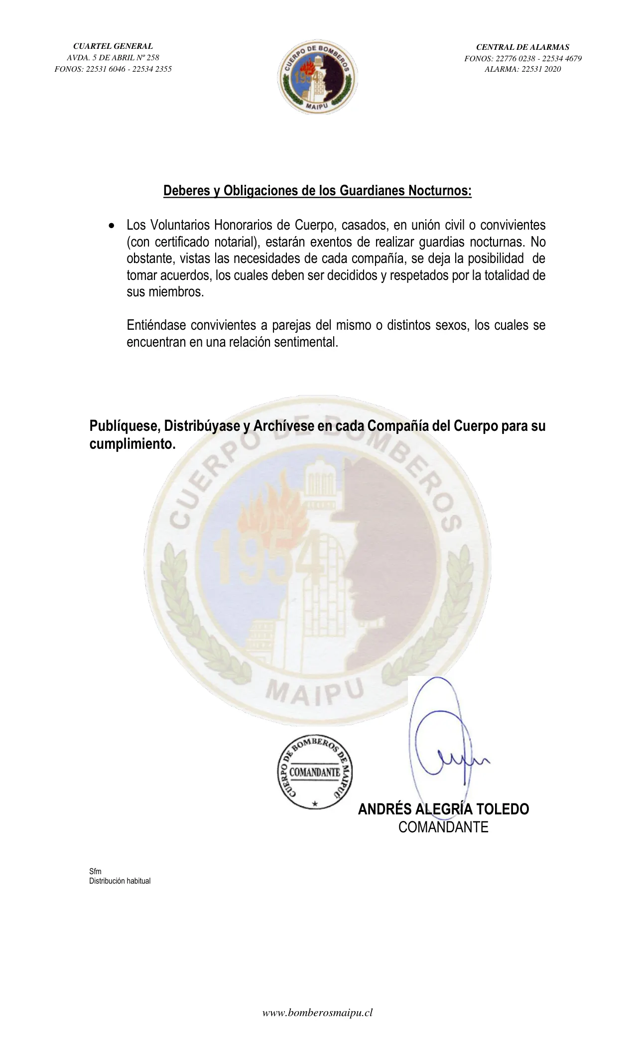 Página 3 de Orden del Día N° 193/2022