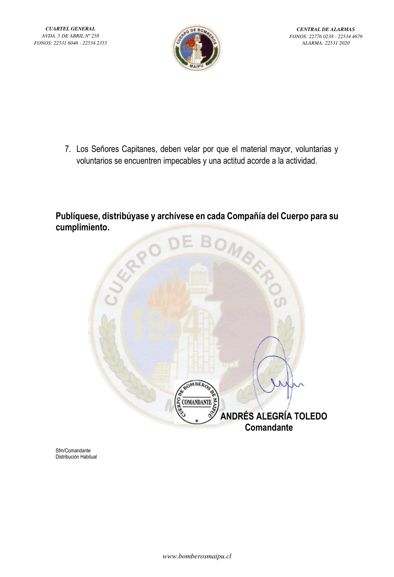 Página 2 de Orden del Día N° 148/2022