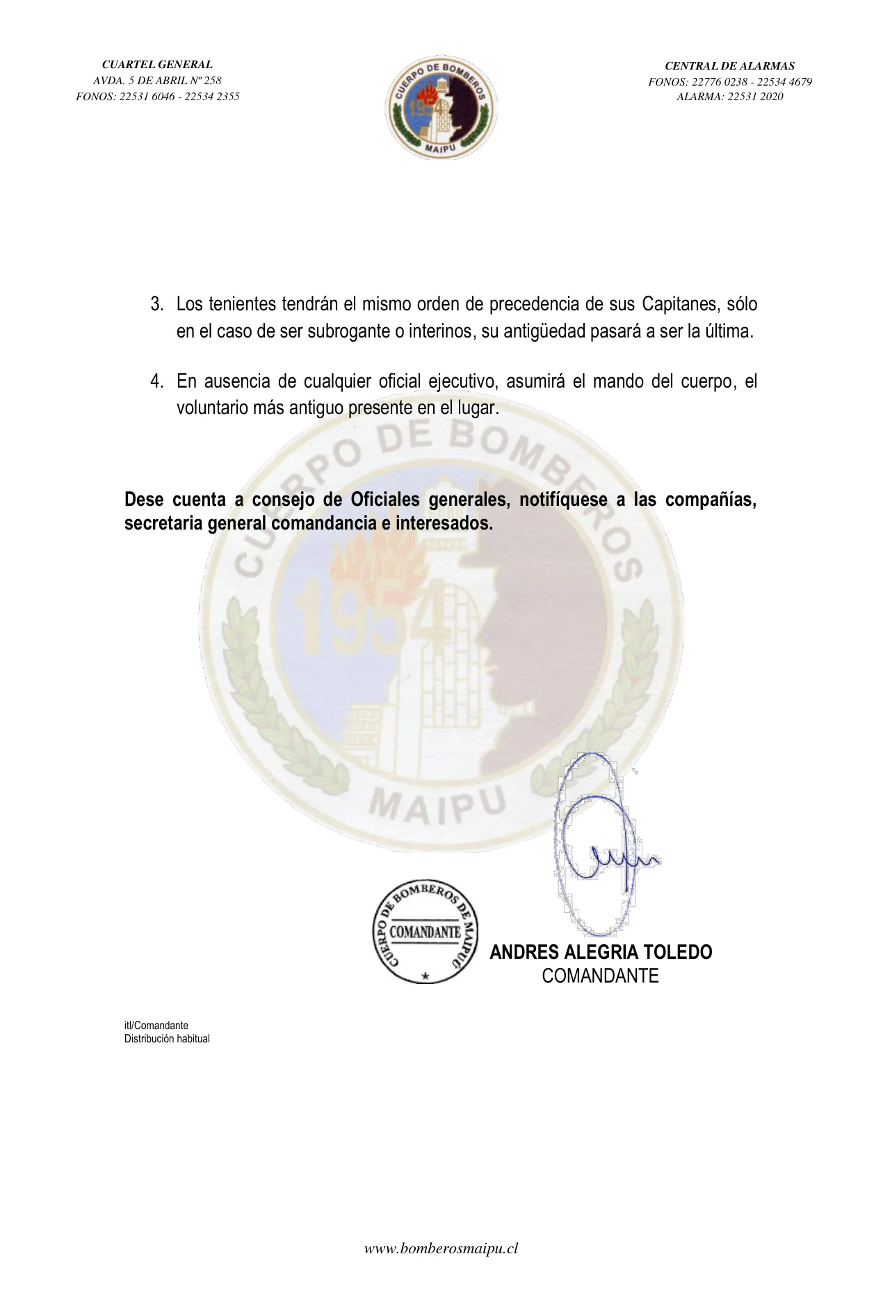 Página 2 de Orden del Día N° 181/2023