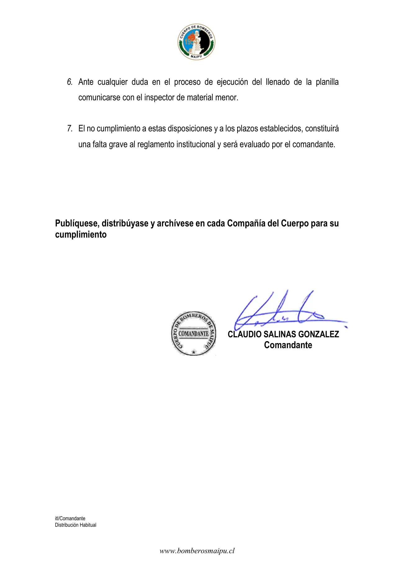 Página 2 de Orden del Día N° 30/2026