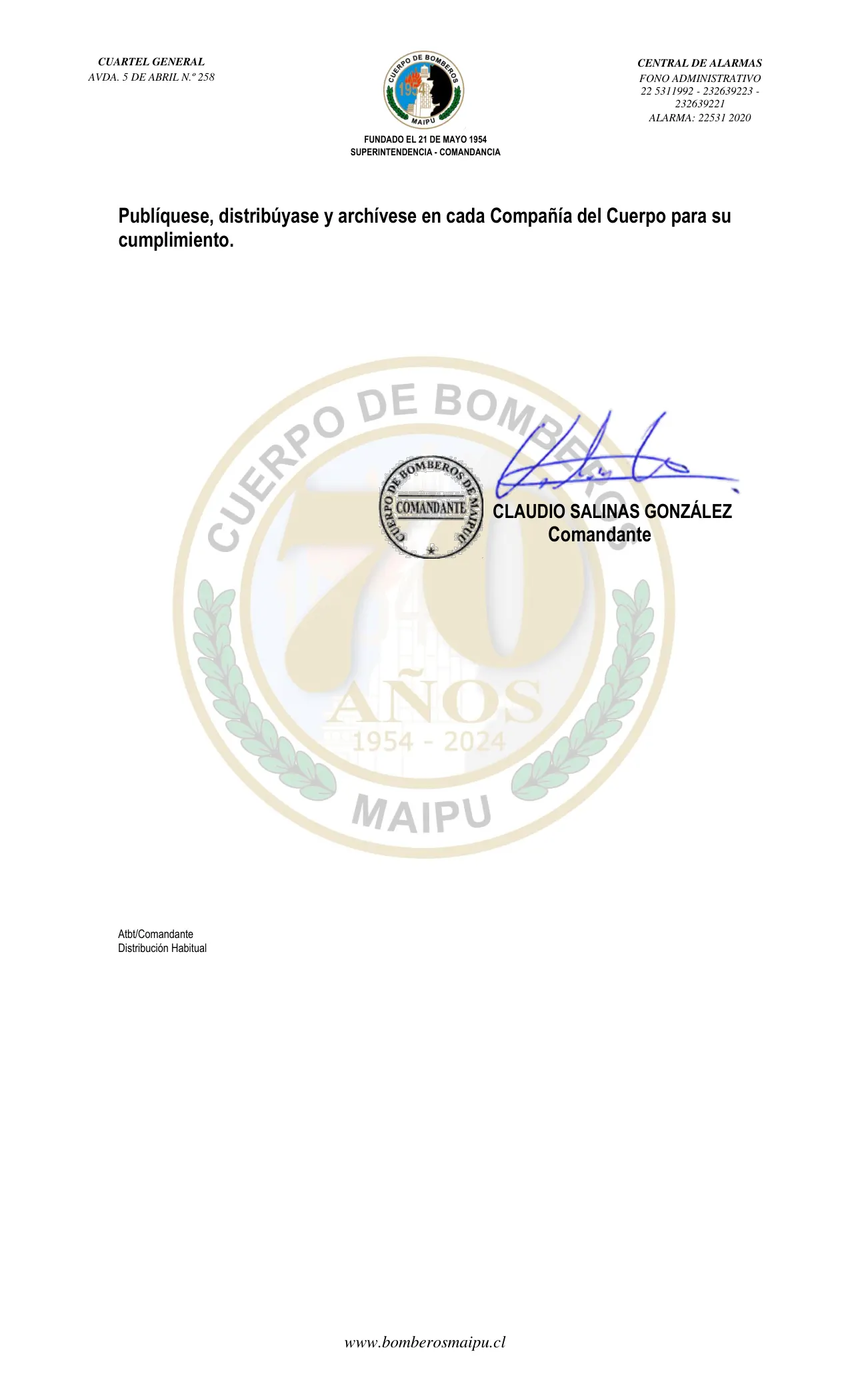 Página 2 de Orden del Día N° 61/2025