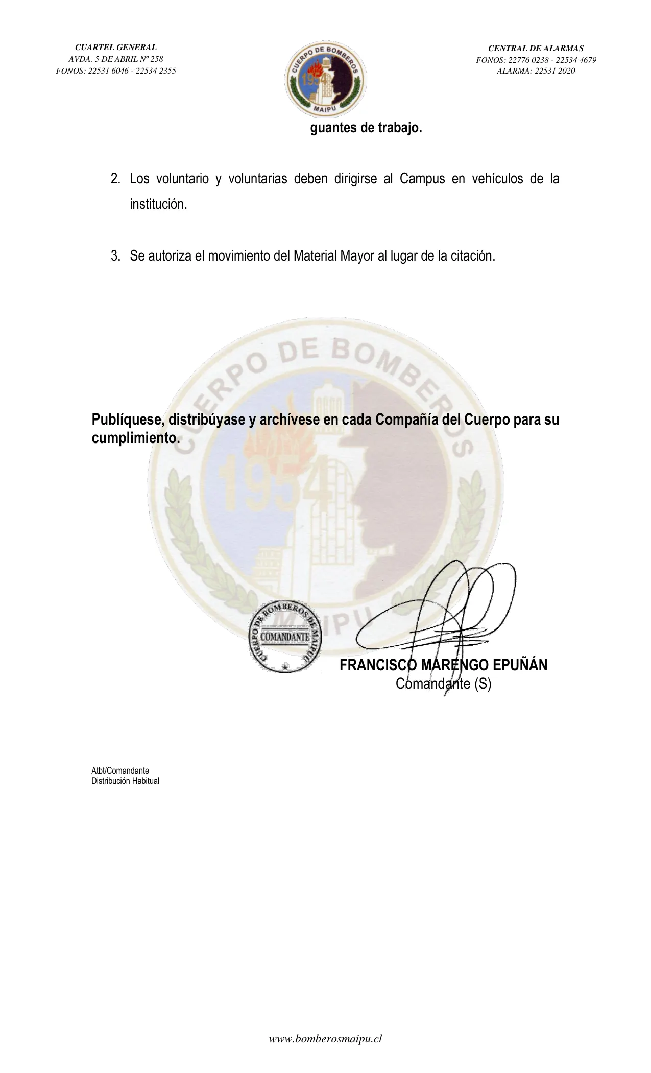 Página 2 de Orden del Día N° 177/2023
