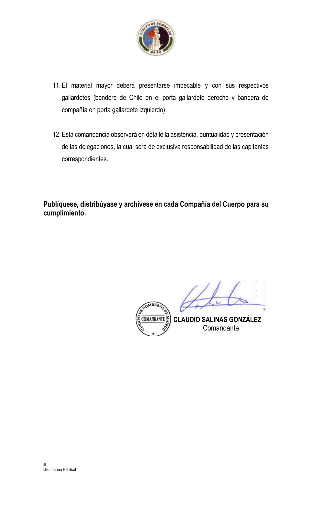 Página 2 de Orden del Día N° 124/2025