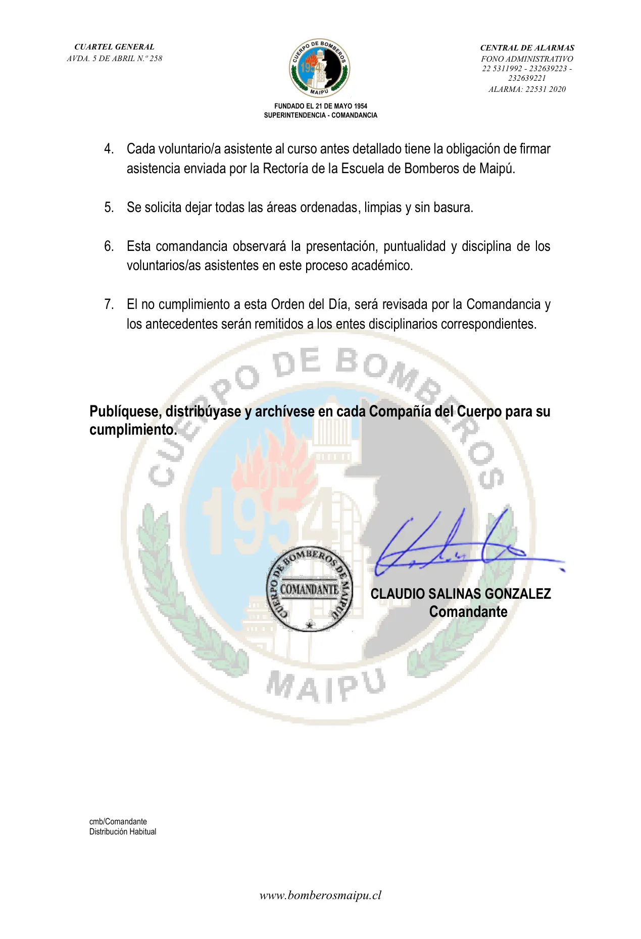 Página 2 de Orden del Día N° 113/2025