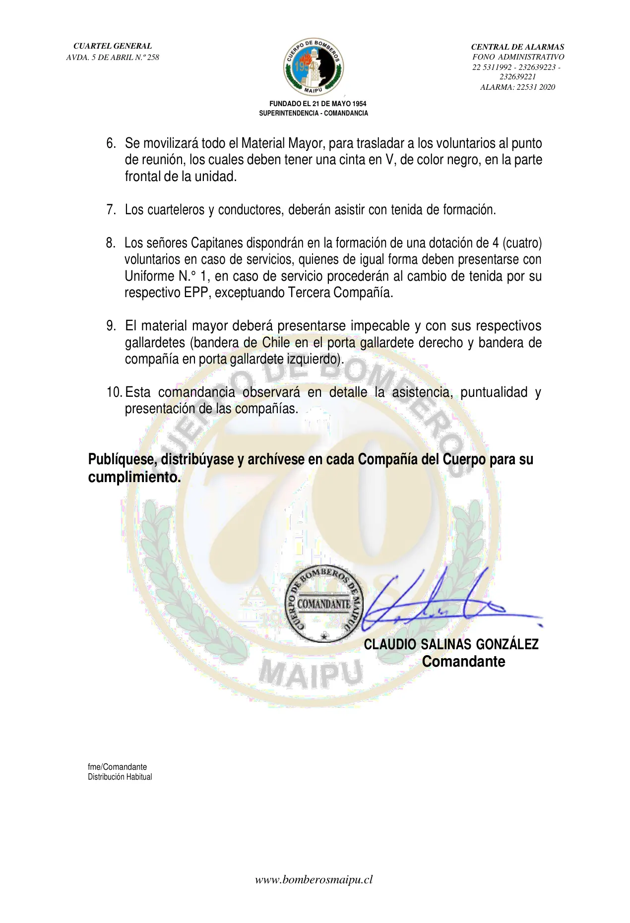 Página 2 de Orden del Día N° 62/2025