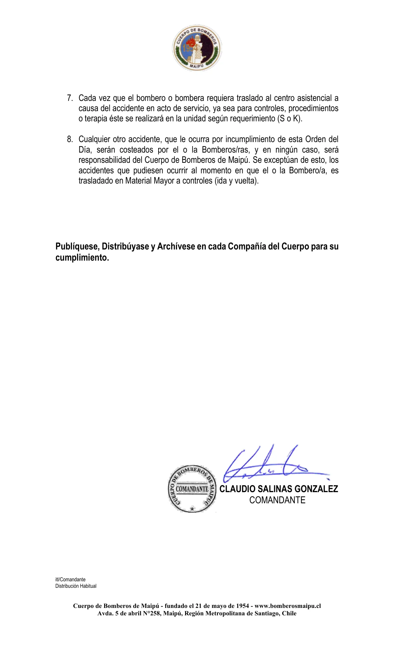 Página 2 de Orden del Día N° 5/2026