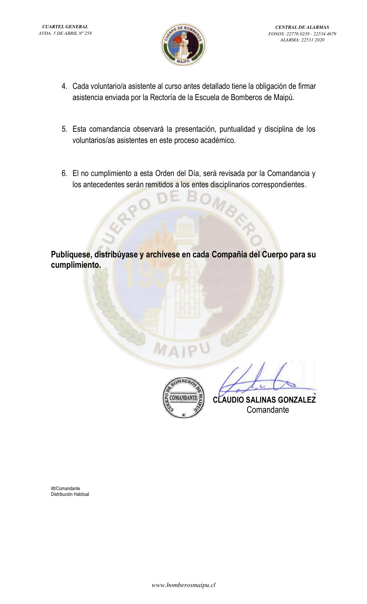 Página 2 de Orden del Día N° 57/2024