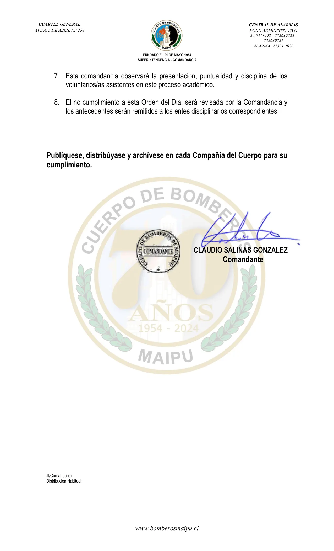 Página 2 de Orden del Día N° 88/2025