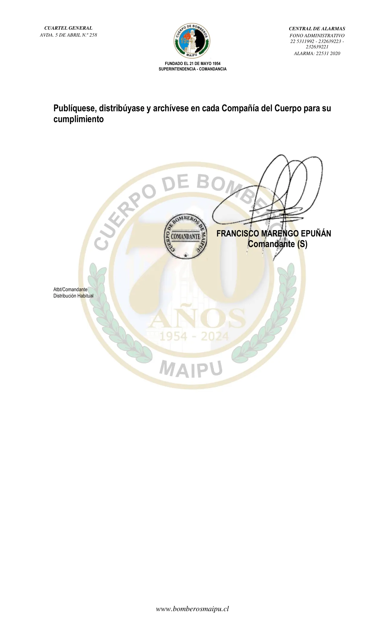 Página 2 de Orden del Día N° 97/2024