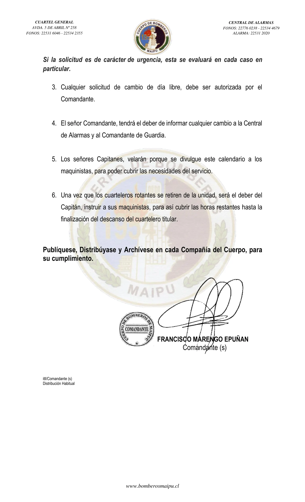 Página 2 de Orden del Día N° 103/2023