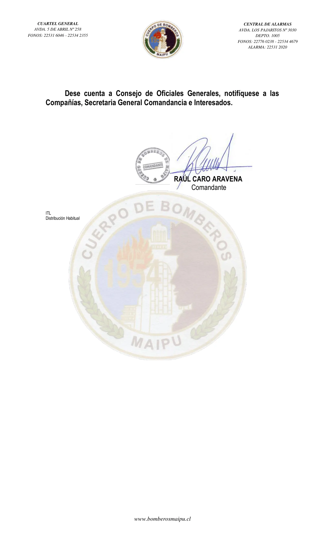 Página 2 de Orden del Día N° 39/2021
