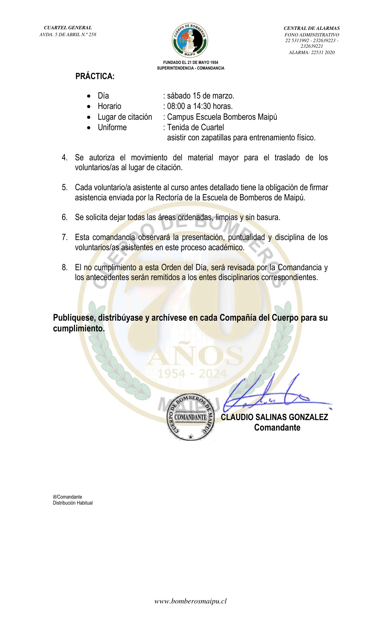 Página 2 de Orden del Día N° 39/2025