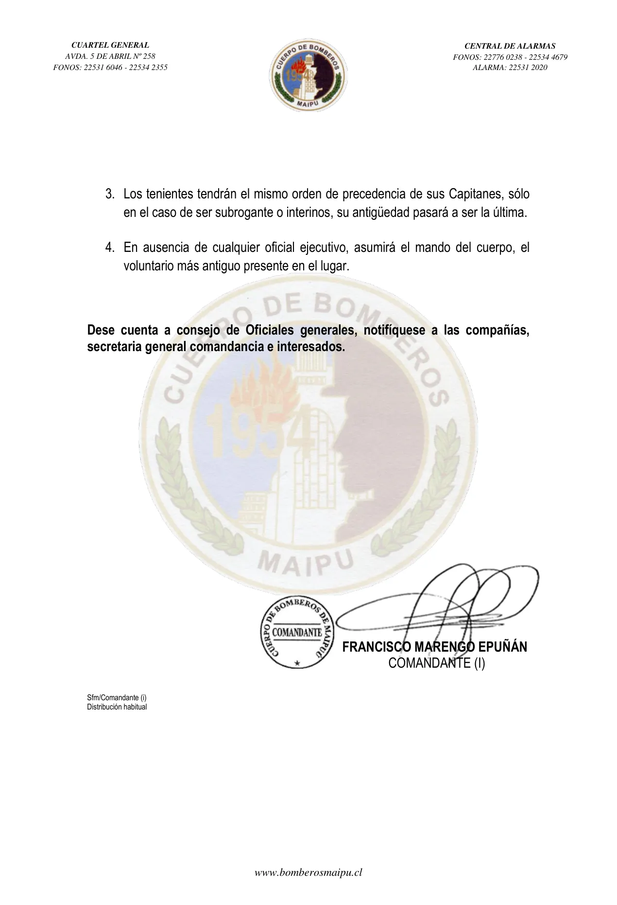 Página 2 de Orden del Día N° 6/2023