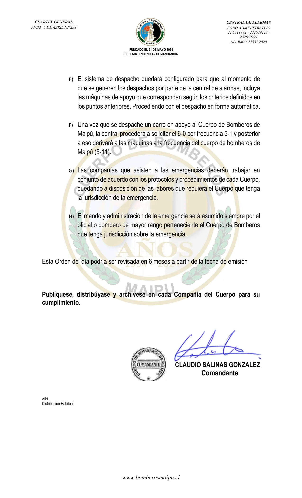 Página 3 de Orden del Día N° 118/2024