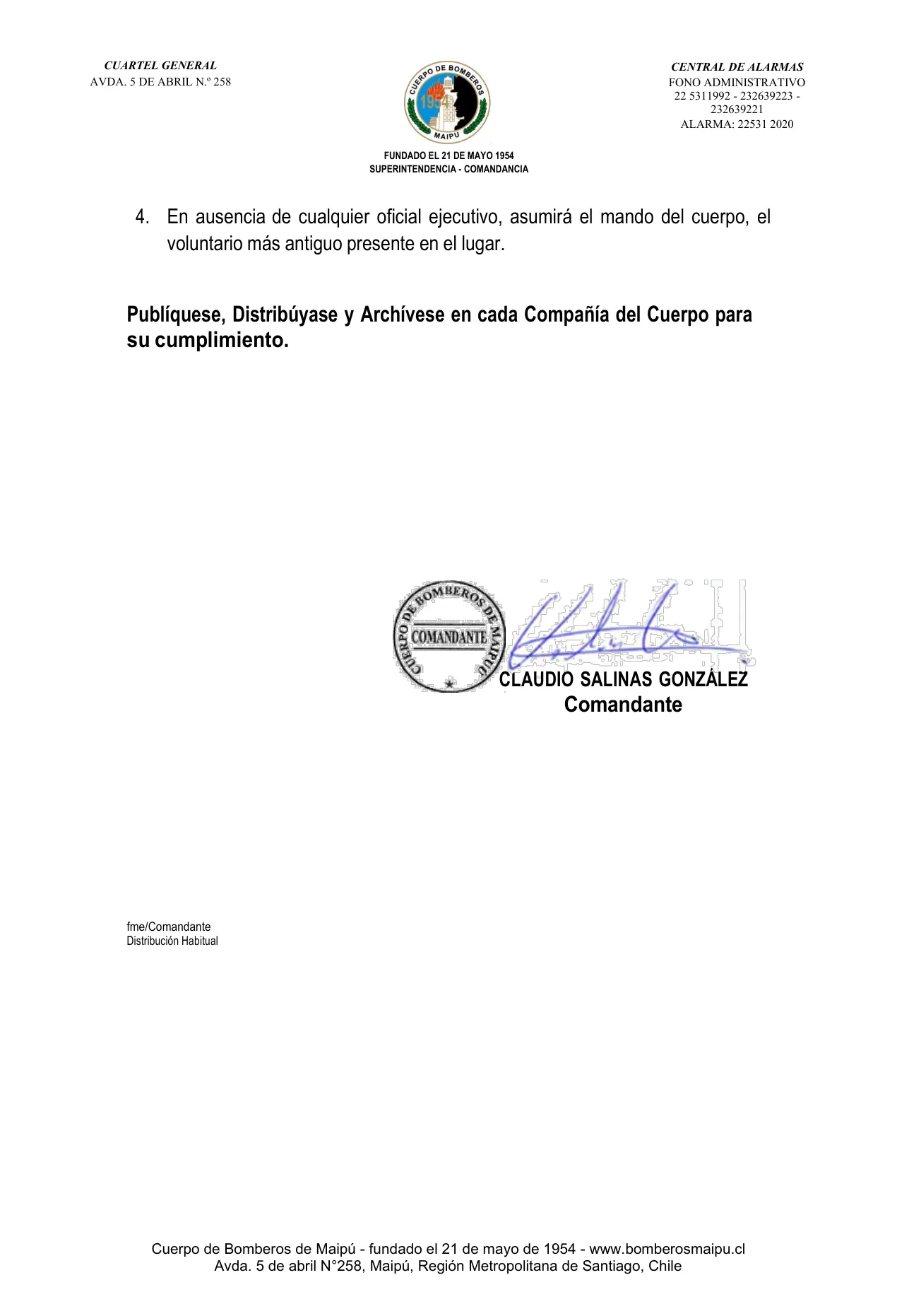 Página 2 de Orden del Día N° 1/2026