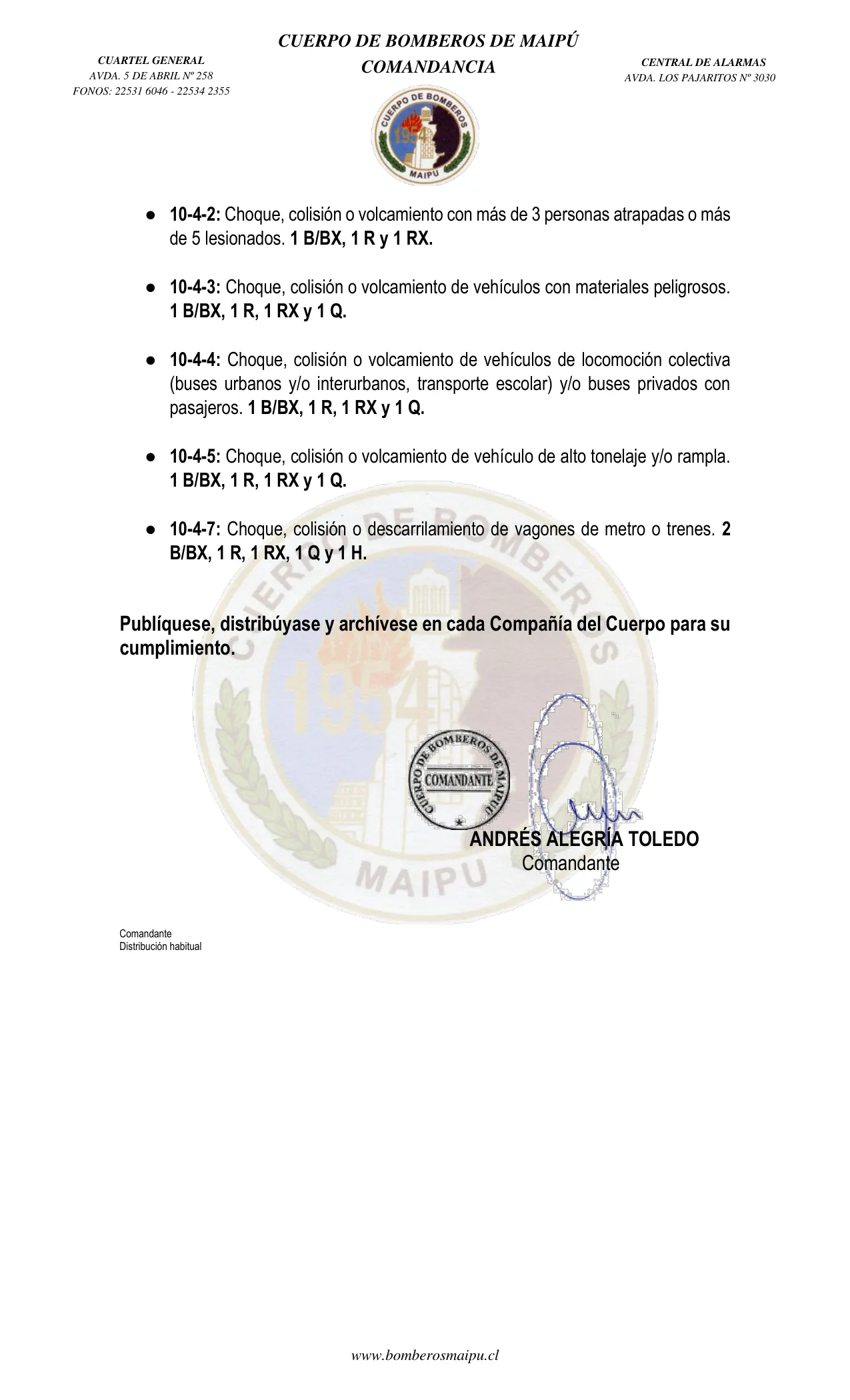 Página 2 de Orden del Día N° 186/2023