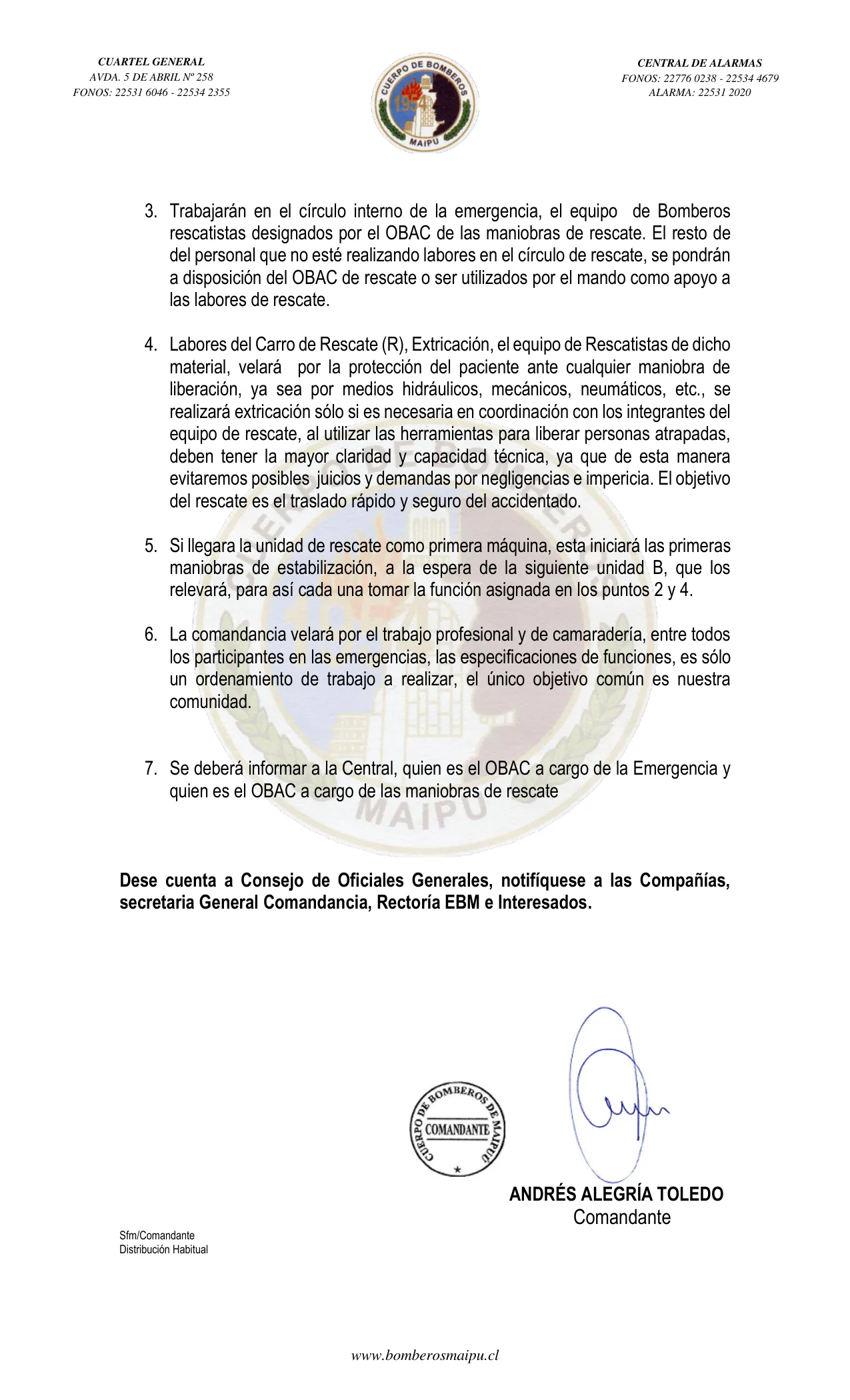 Página 2 de Orden del Día N° 86/2022