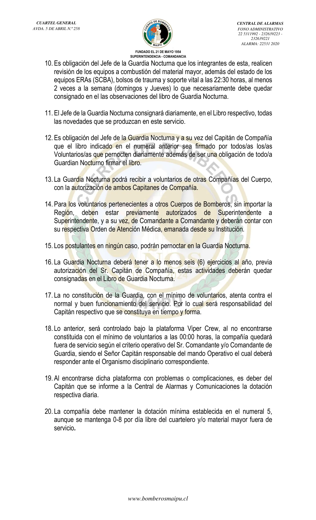 Página 2 de Orden del Día N° 1/2025