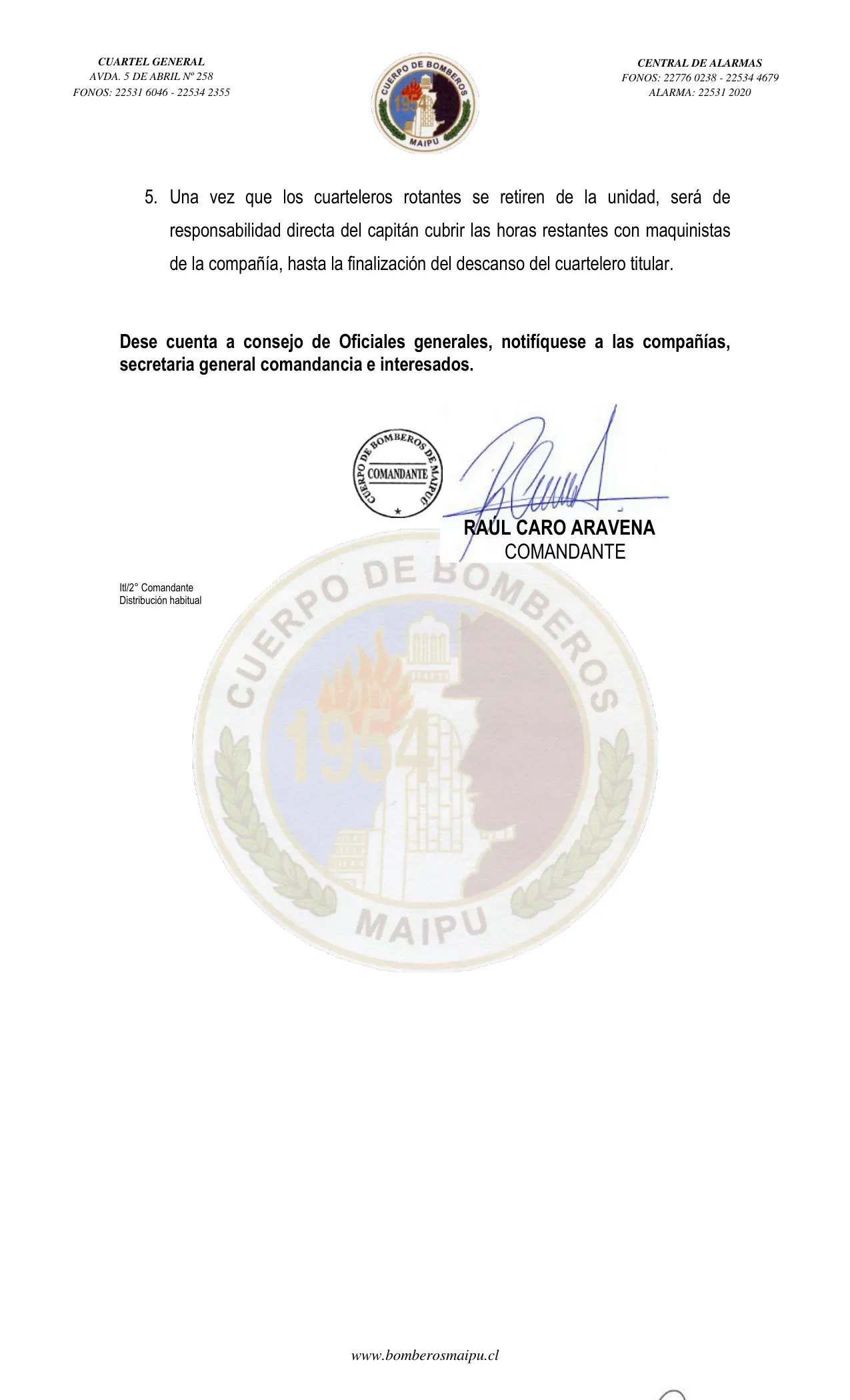 Página 2 de Orden del Día N° 31/2021