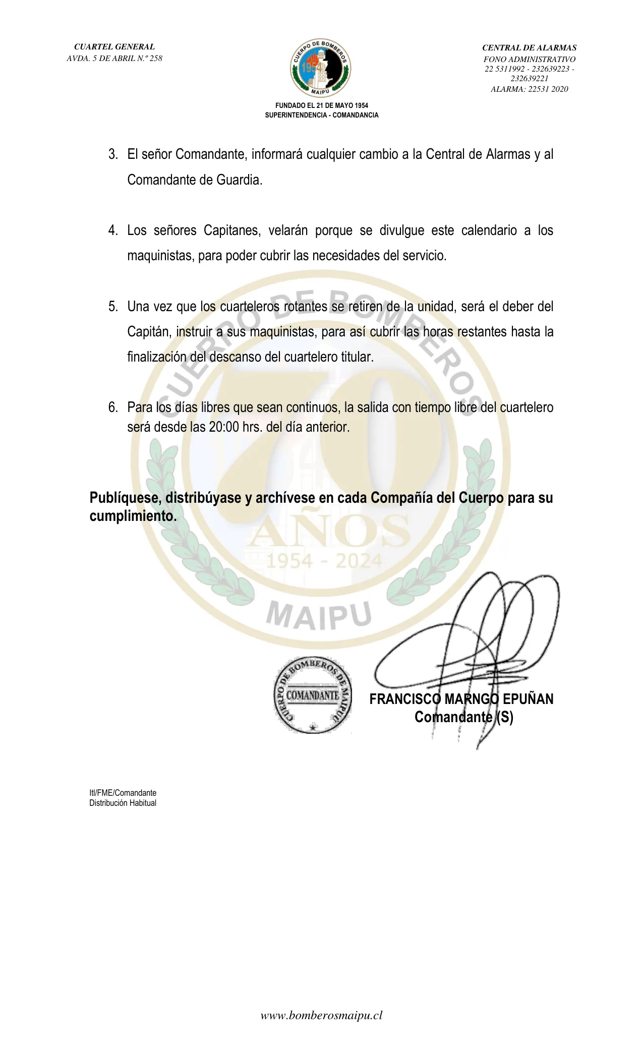 Página 2 de Orden del Día N° 22/2025