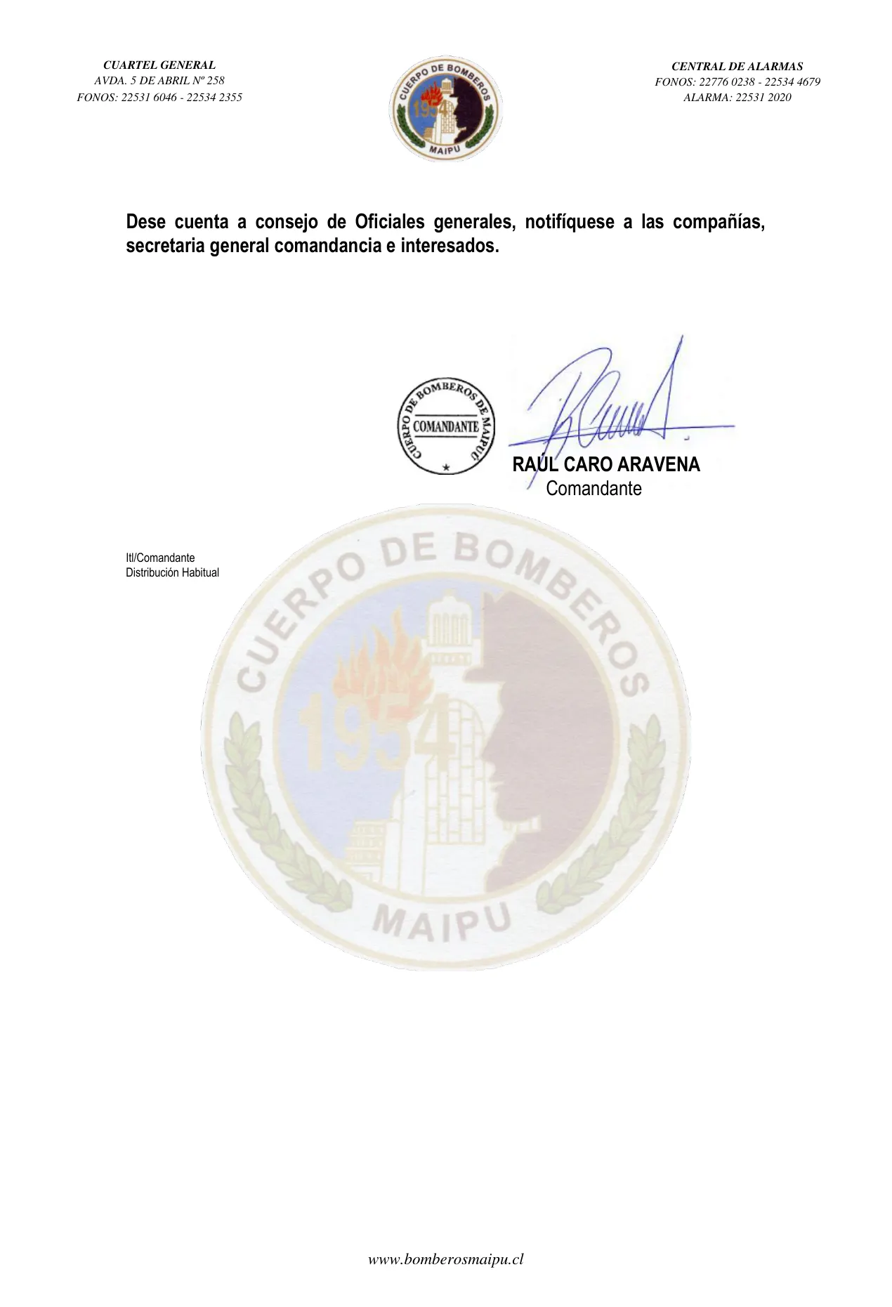 Página 2 de Orden del Día N° 68/2021