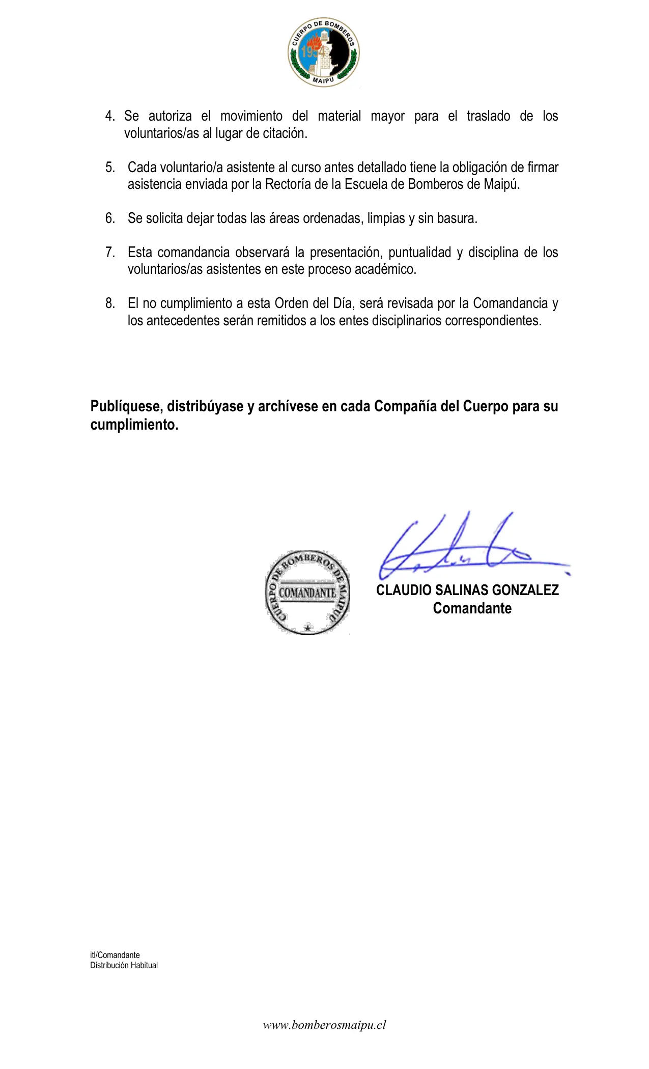 Página 2 de Orden del Día N° 88/2026