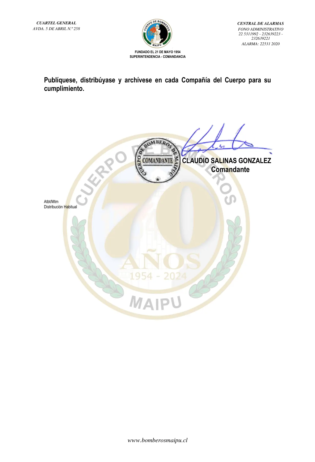 Página 2 de Orden del Día N° 18/2025