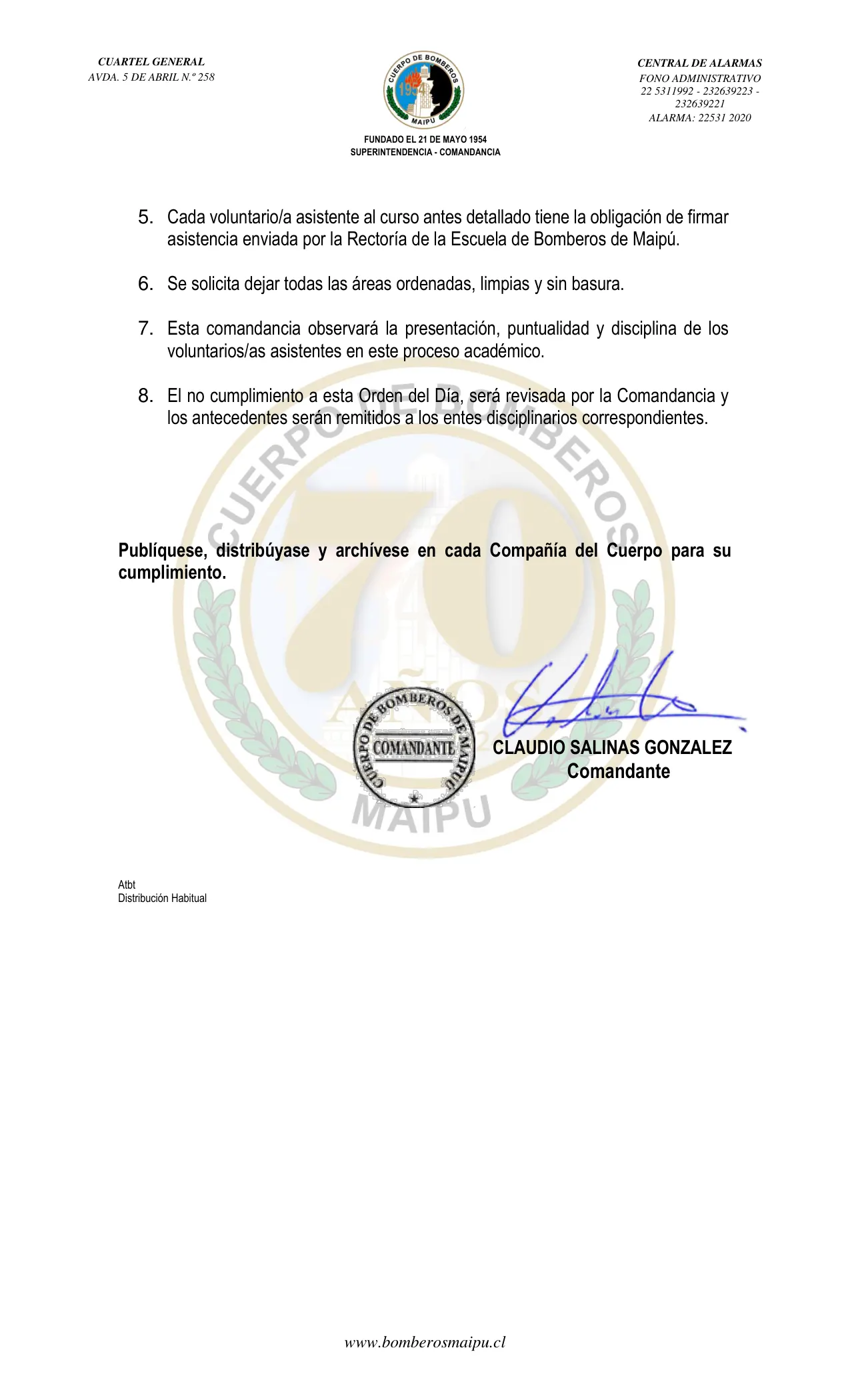 Página 2 de Orden del Día N° 162/2024