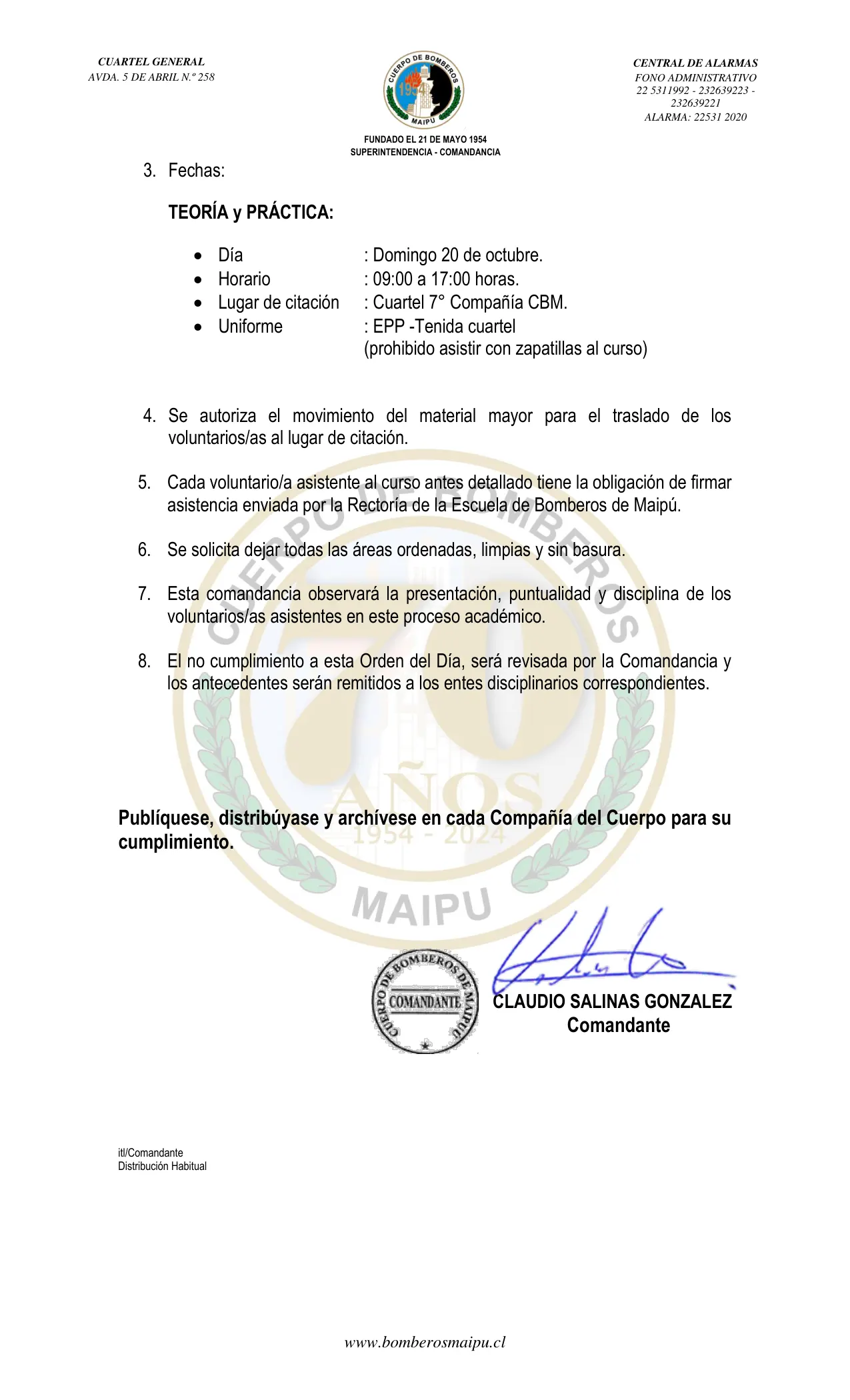 Página 2 de Orden del Día N° 140/2024