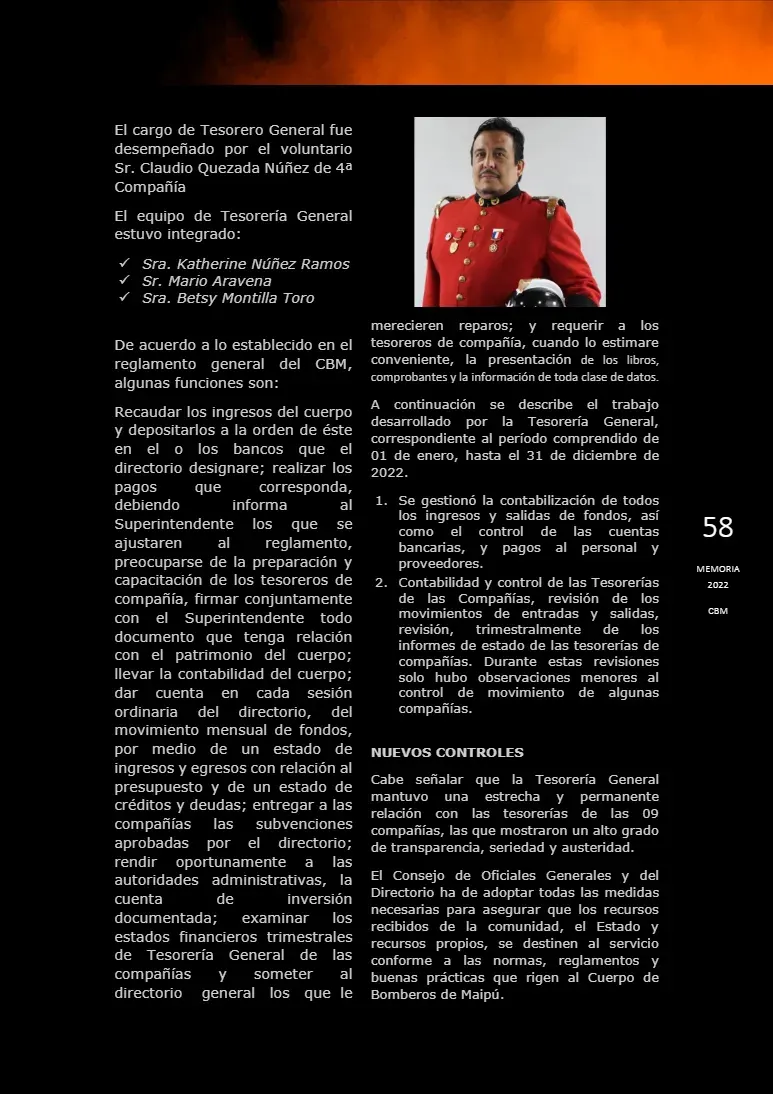Página 58 de Memoria Anual 2022