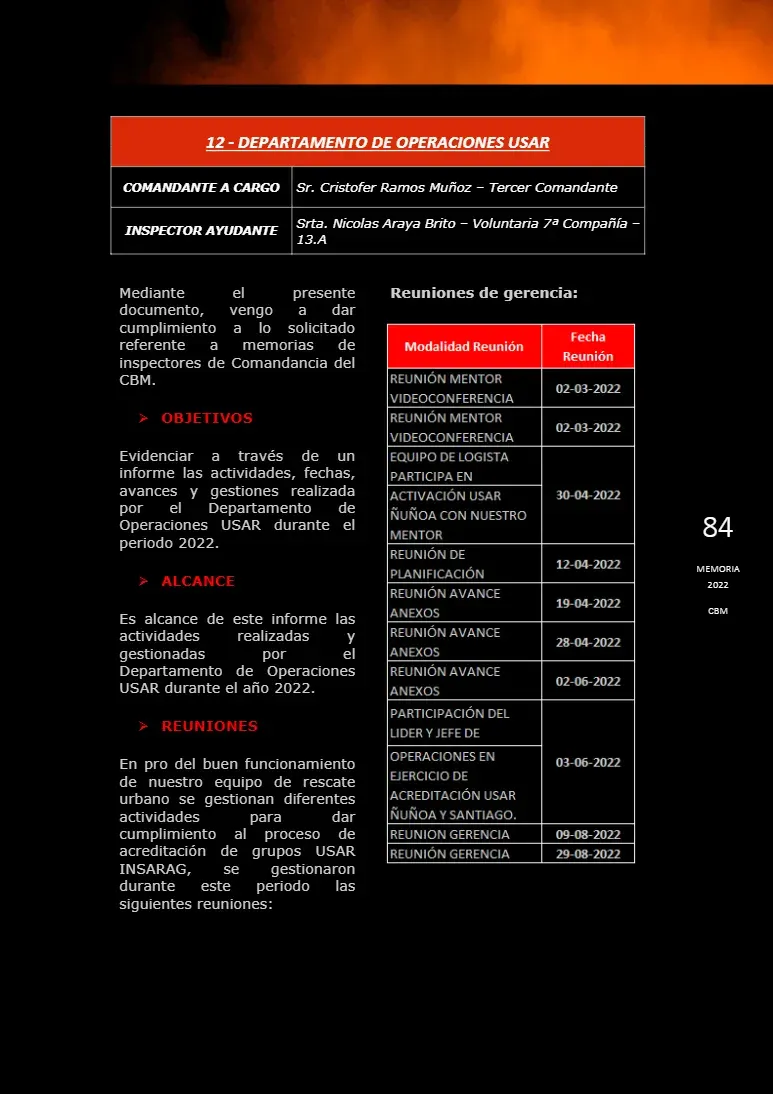 Página 84 de Memoria Anual 2022