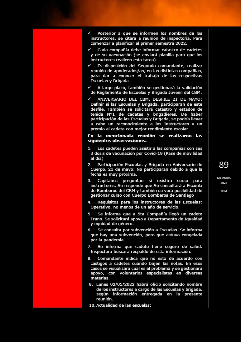 Página 89 de Memoria Anual 2022