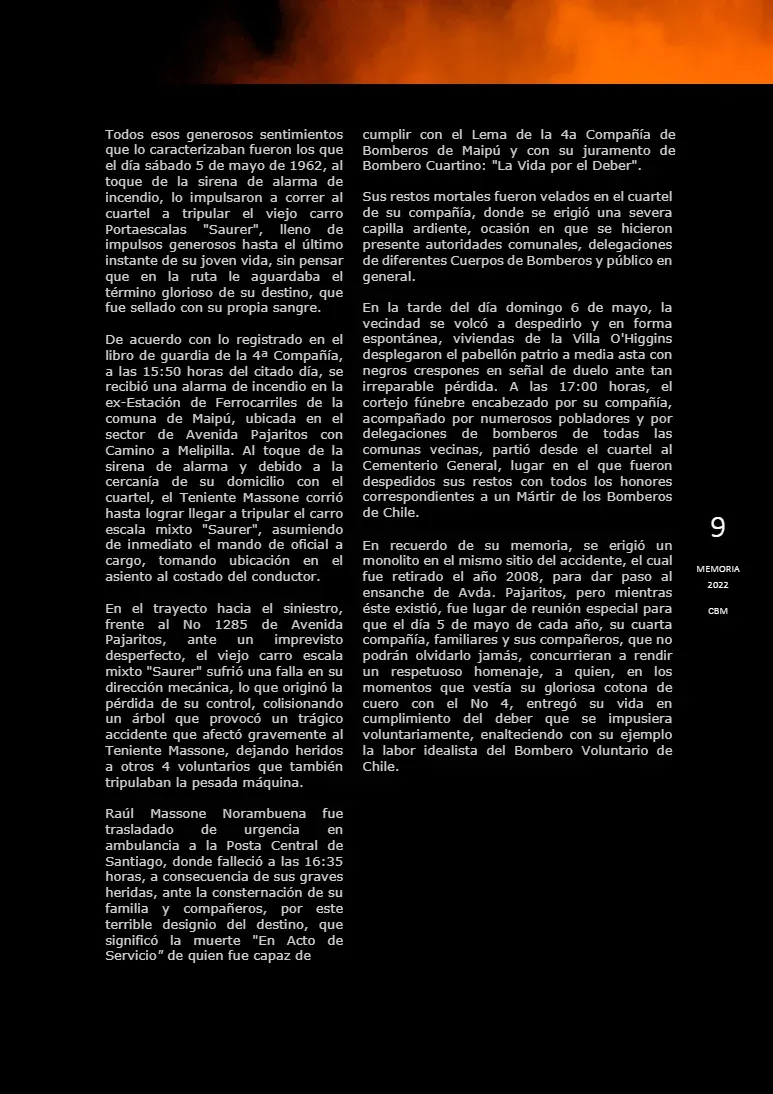 Página 9 de Memoria Anual 2022